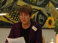 Ursula Michalke erzählte unter anderem das Leid des dicken, fetten Pfannekuchens Ursula Michalke